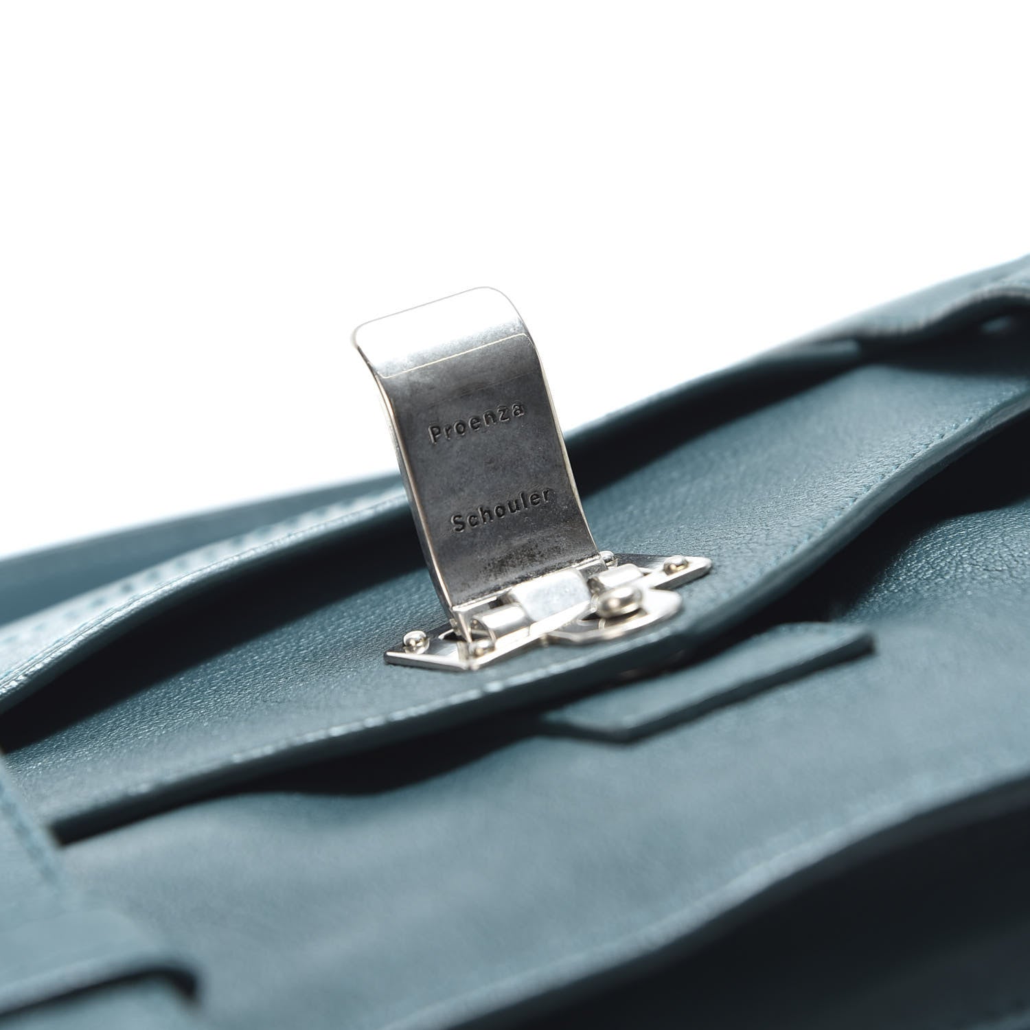 Proenza Schouler Lambskin Medium PS1 Satchel Sea Blue 10 of 10