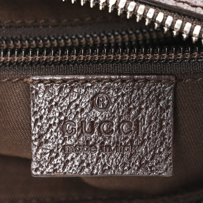 Gucci Monogram Medium Half Moon Hobo Dark Brown 6 of 7