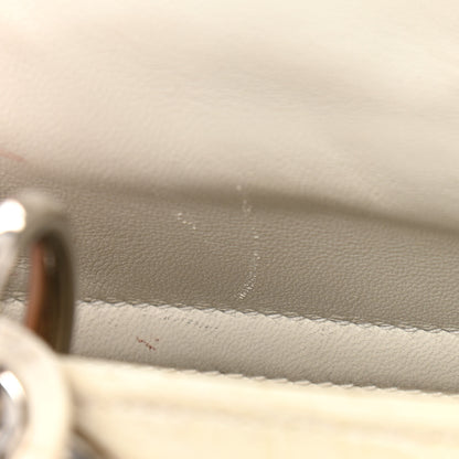 Christian Dior Alligator Mini Lady Dior Off White 7 of 10