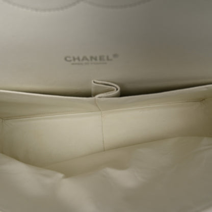 Chanel Caviar Quilted Maxi Double Flap White 5 of 12