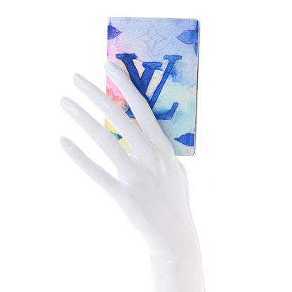 Louis Vuitton Monogram Watercolor Pocket Organizer NM Multicolor 2 of 7