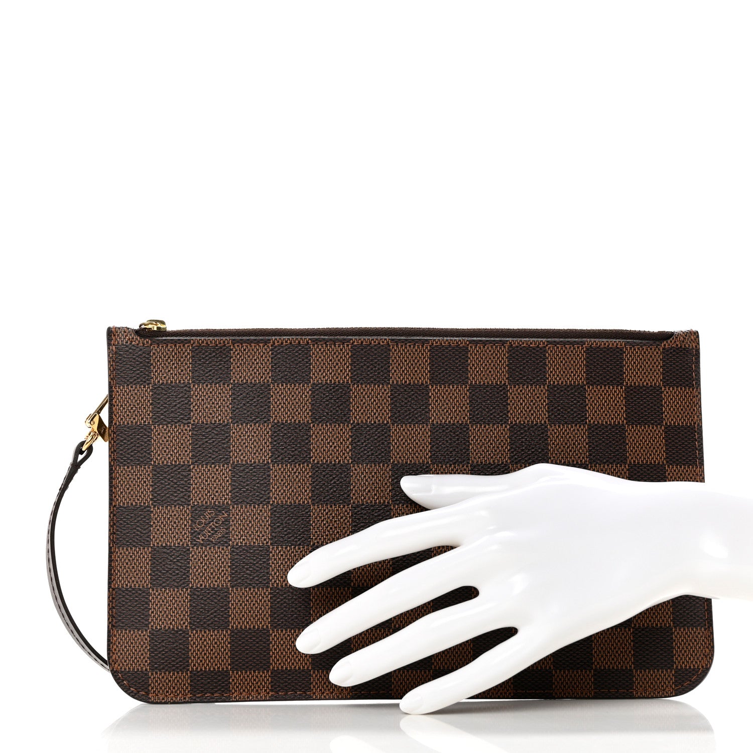 Louis Vuitton Damier Ebene Neverfull MM GM Pochette 2 of 7