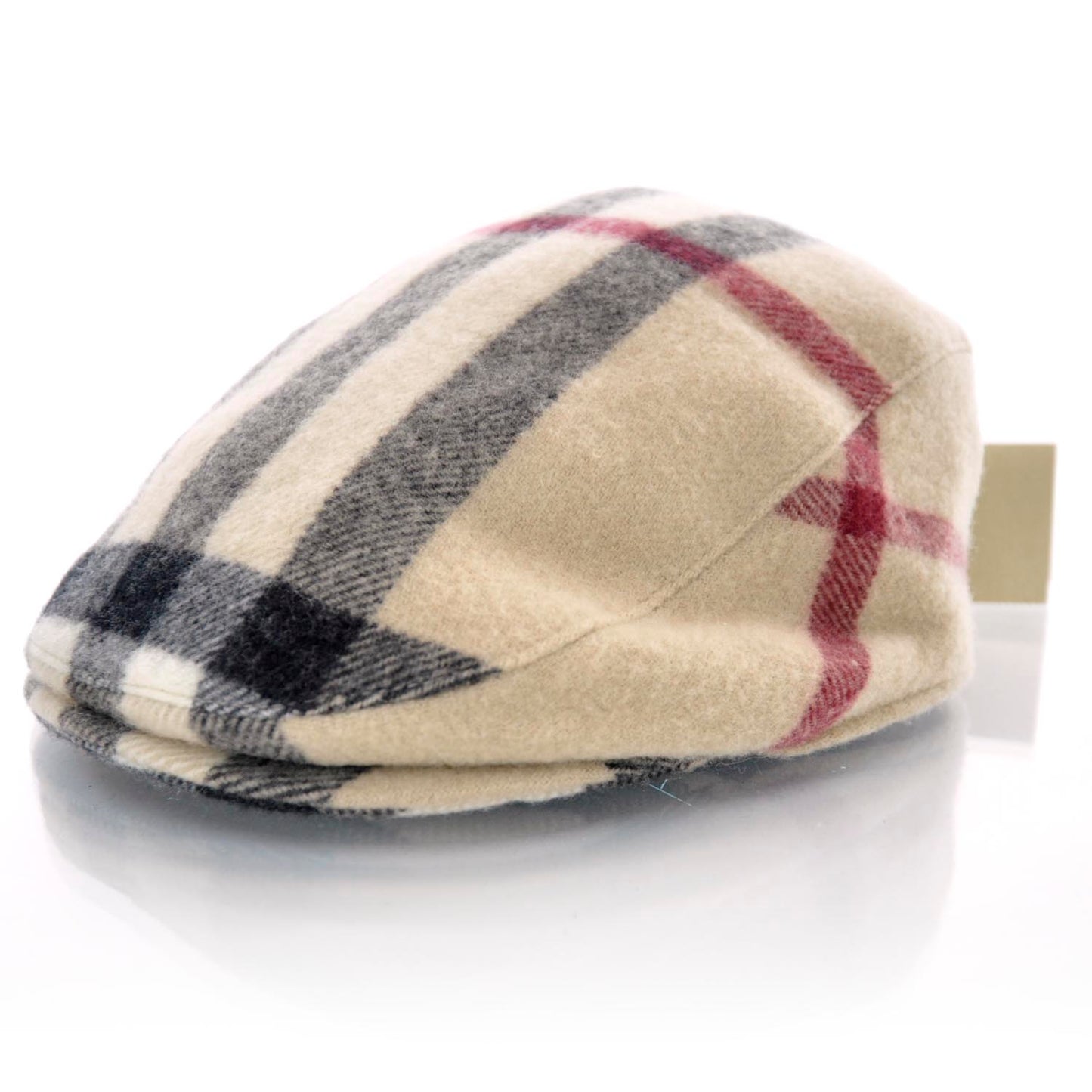 Wool House Check Jasmine Newsboy Cap Large