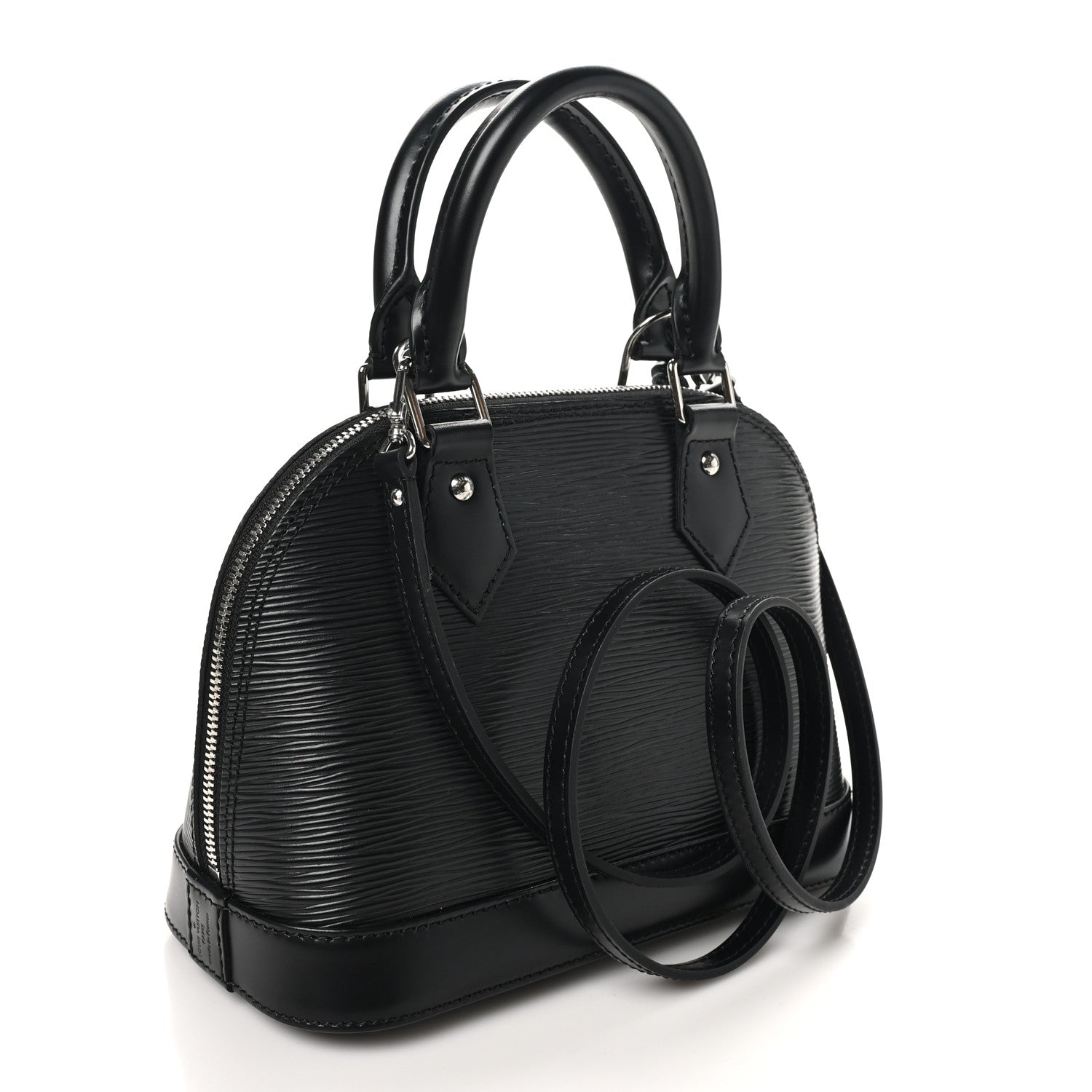Louis Vuitton Epi Alma BB Black 3 of 9