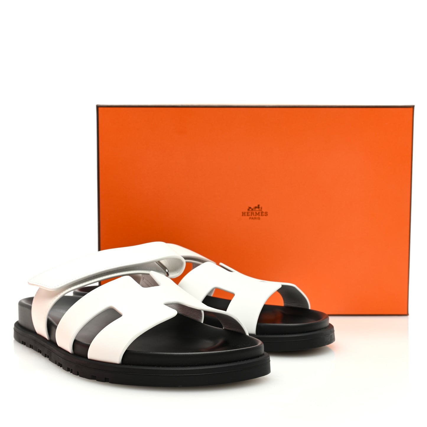 Calfskin Womens Chypre Sandals 39.5 White