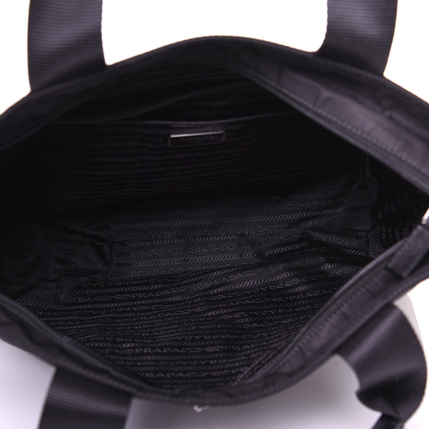 Prada Nylon Tessuto Vela Tote Black 5 of 10
