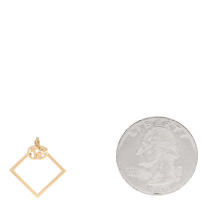 Gucci 18K Yellow Gold Running G Square Single Earring 2 of 4