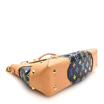 Louis Vuitton Monogram Multicolor Judy MM Black 4 of 7