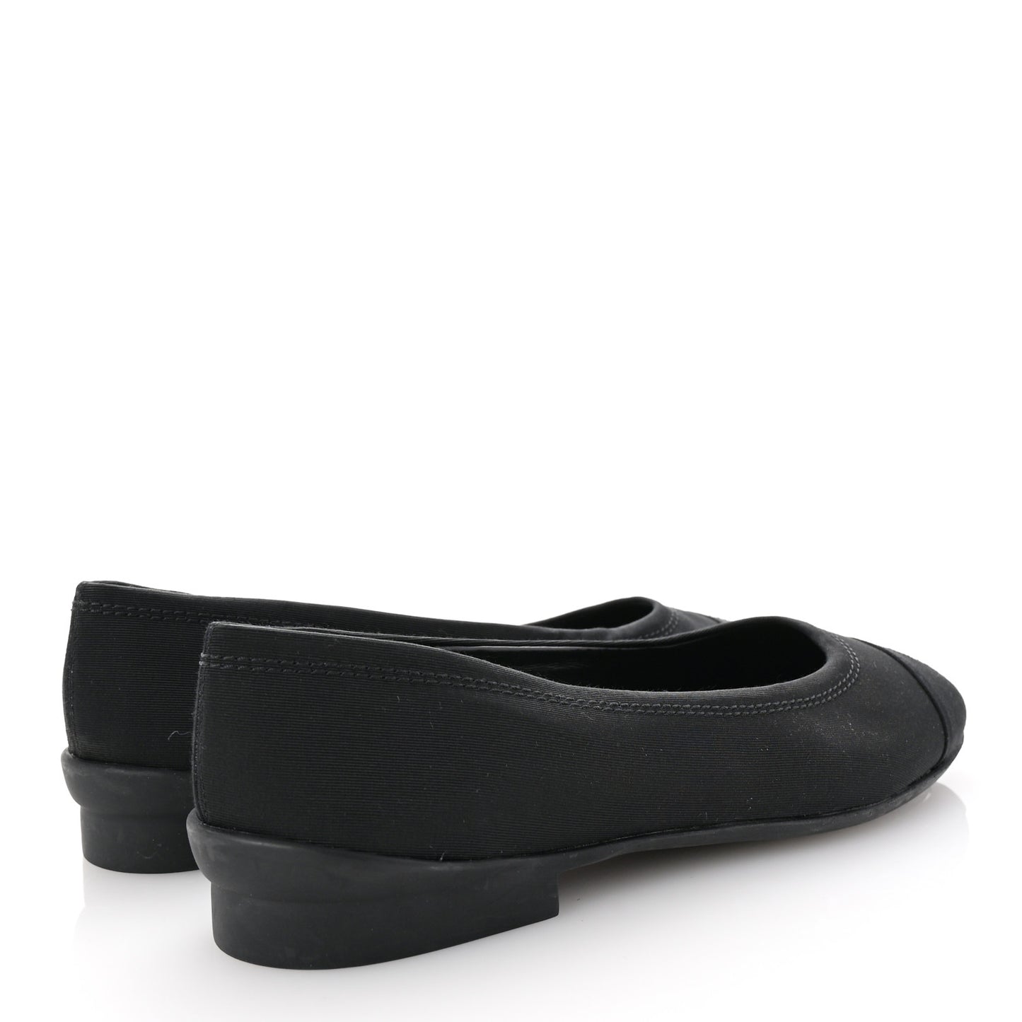 Grosgrain Cap Toe Uniform Ballerina Flats 41 Black