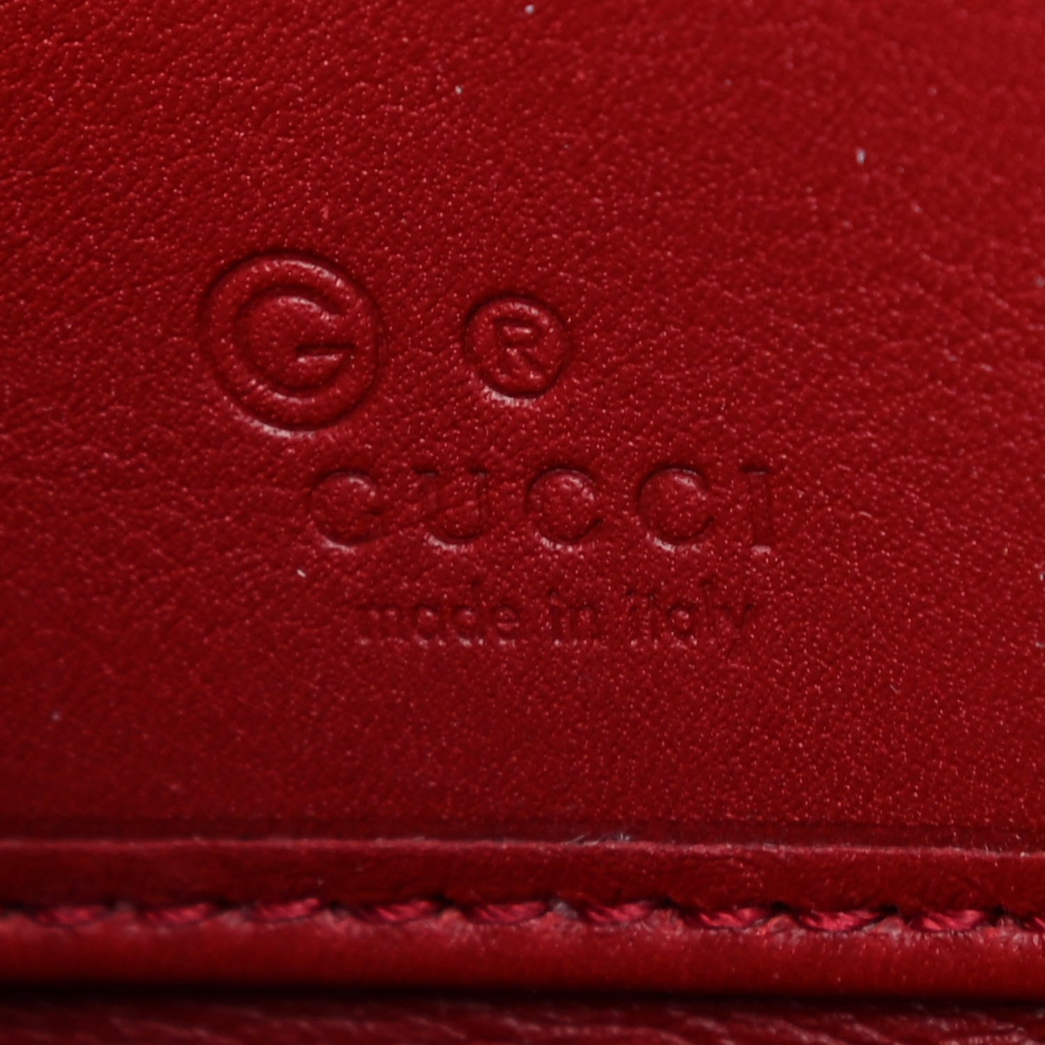 Gucci Microguccissima Zip Around Wallet Red 6 of 8