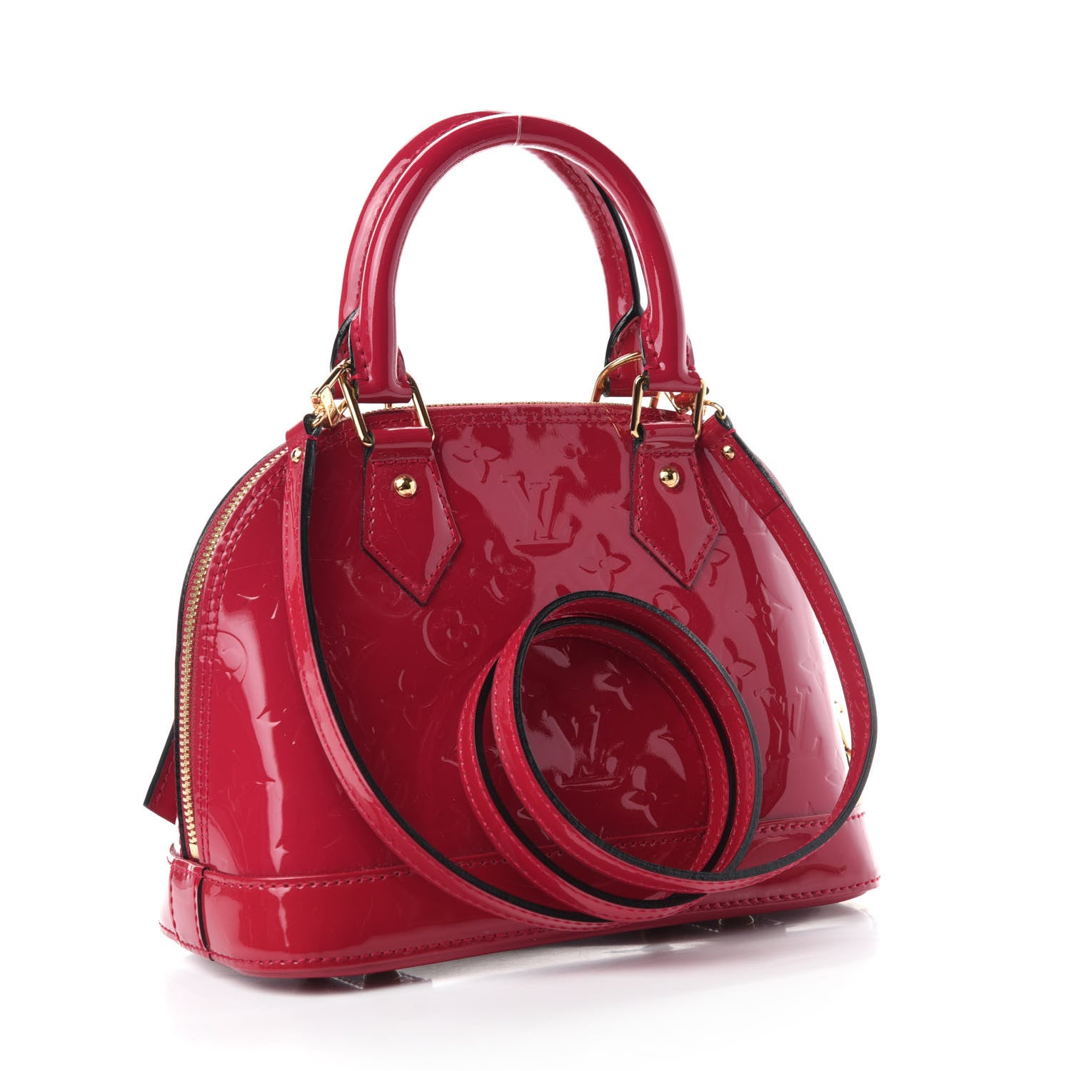 Louis Vuitton Vernis Alma BB Rose Indien 3 of 10