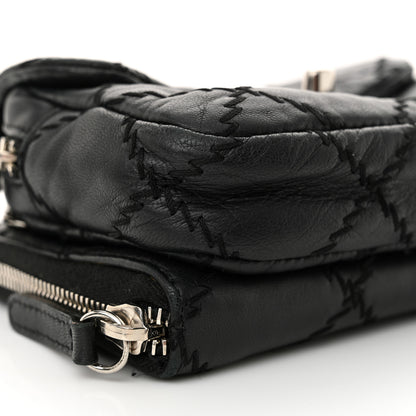 Chanel Lambskin Stitched New Mini Flap Black 9 of 13