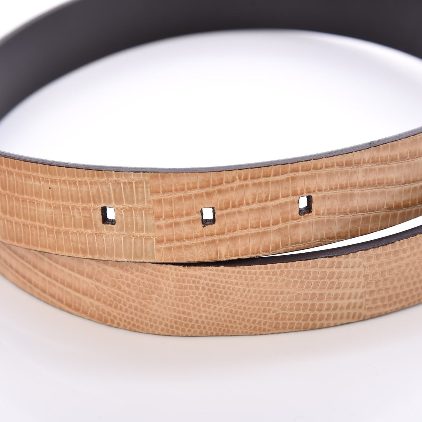 Lizard Belt 75 30 Beige