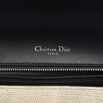 Christian Dior Lizard Medium Diorama Flap Bag Off White 6 of 10