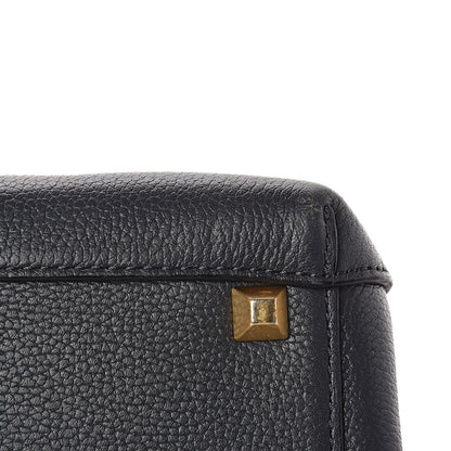 MCM Grained Calfskin Medium Milla Tote Phantom Grey 14 of 17