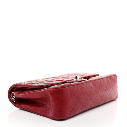 Chanel Caviar Quilted Medium Double Flap Red 4 of 7