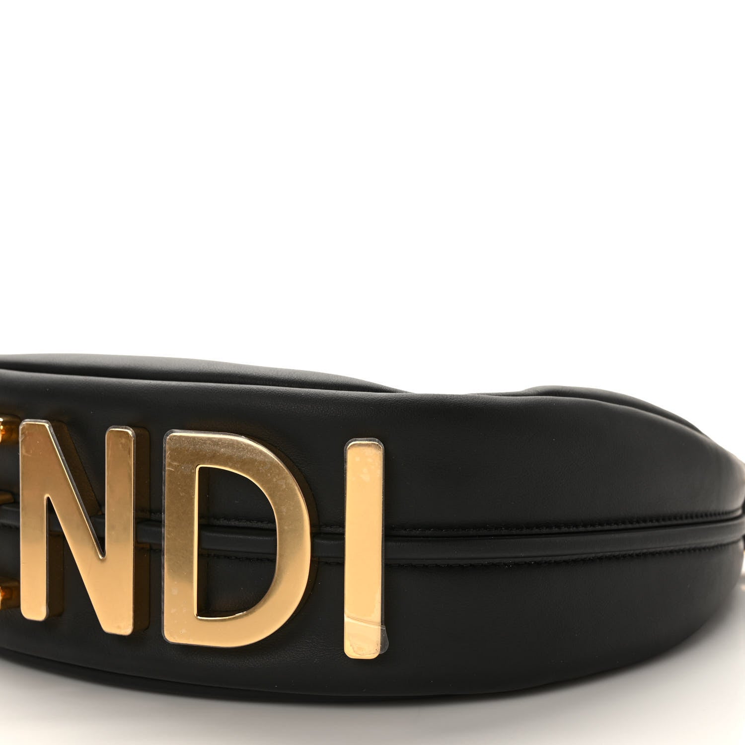 Fendi Vitello Grace Matte Small Fendigraphy Hobo Bag Black 9 of 9