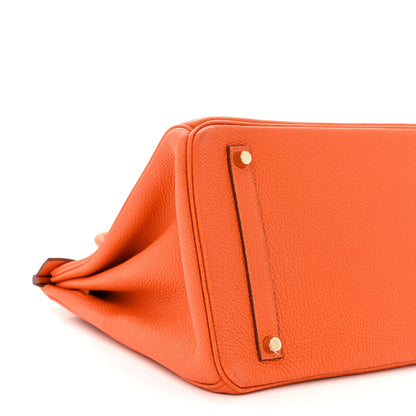 Hermes Togo Birkin 35 Orange 9 of 16