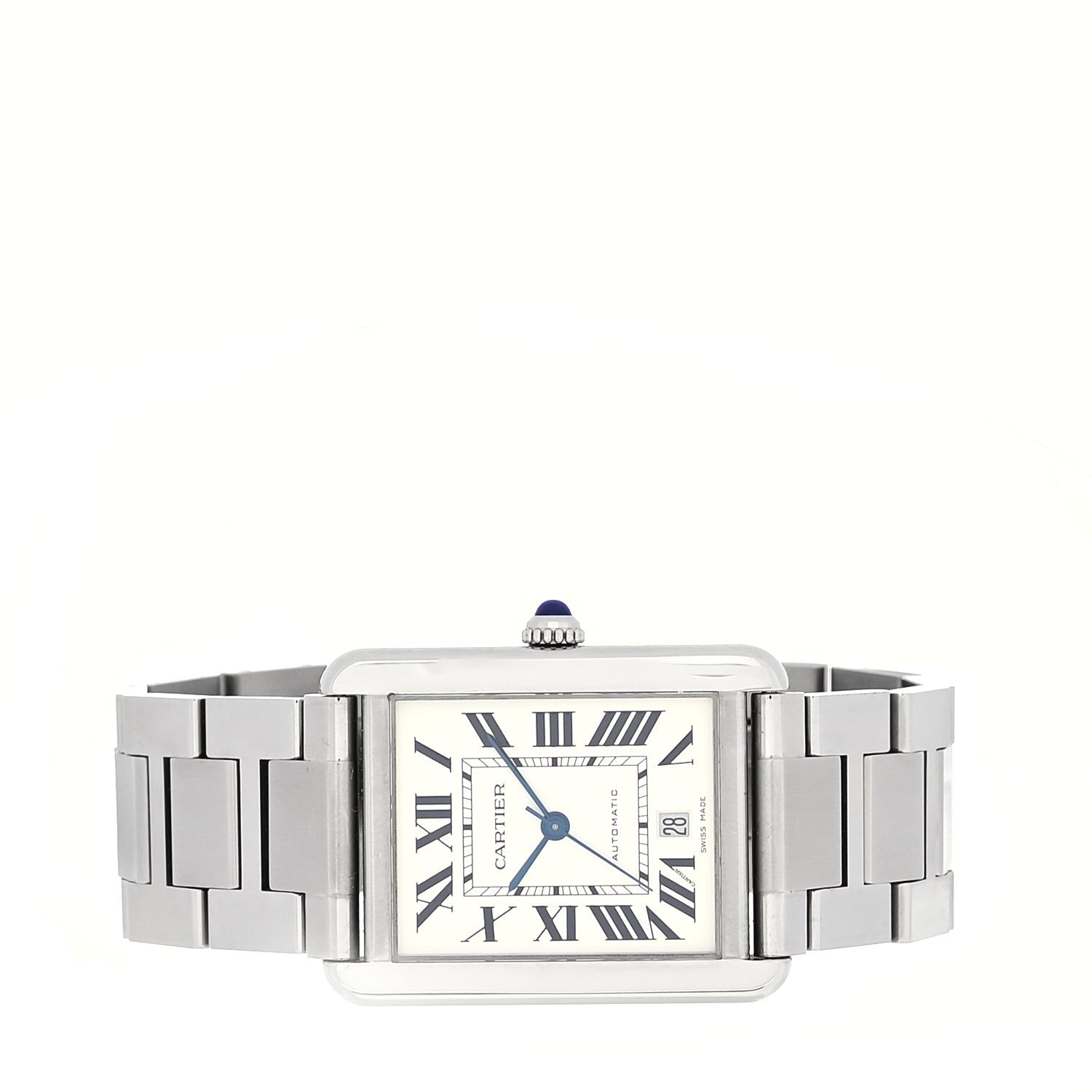 Cartier Stainless Steel 31mm Tank Solo Automatic Watch 2 of 4