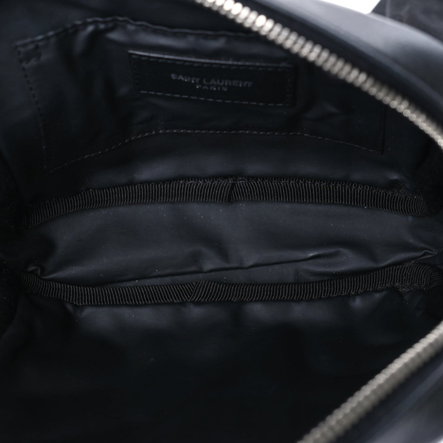 Saint Laurent Lambskin Y Quilted Monogram Loulou Cosmetic Case Black 9 of 10