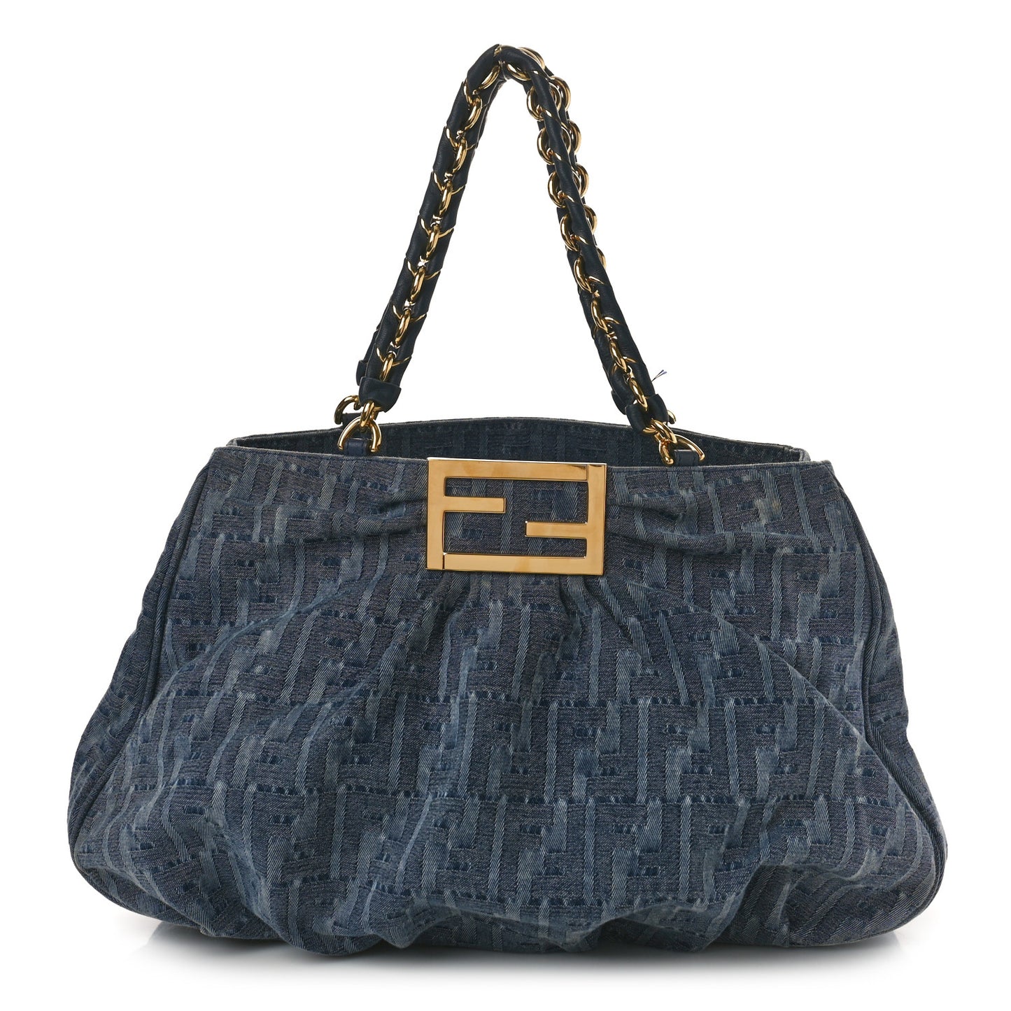 Denim Zucca Mia Tote Blue