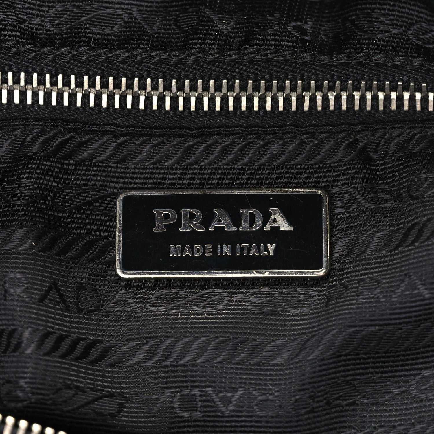 Prada Cervo Hobo Shoulder Bag Black 5 of 9