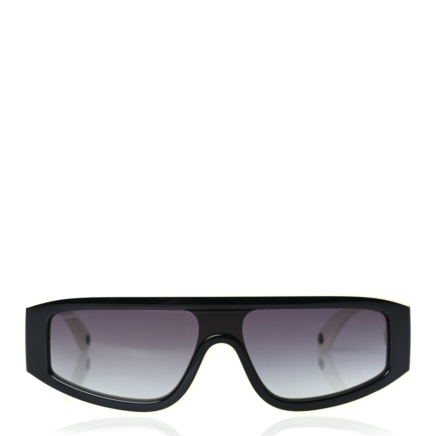 Acetate Cat Eye Sunglasses 6057 Black White