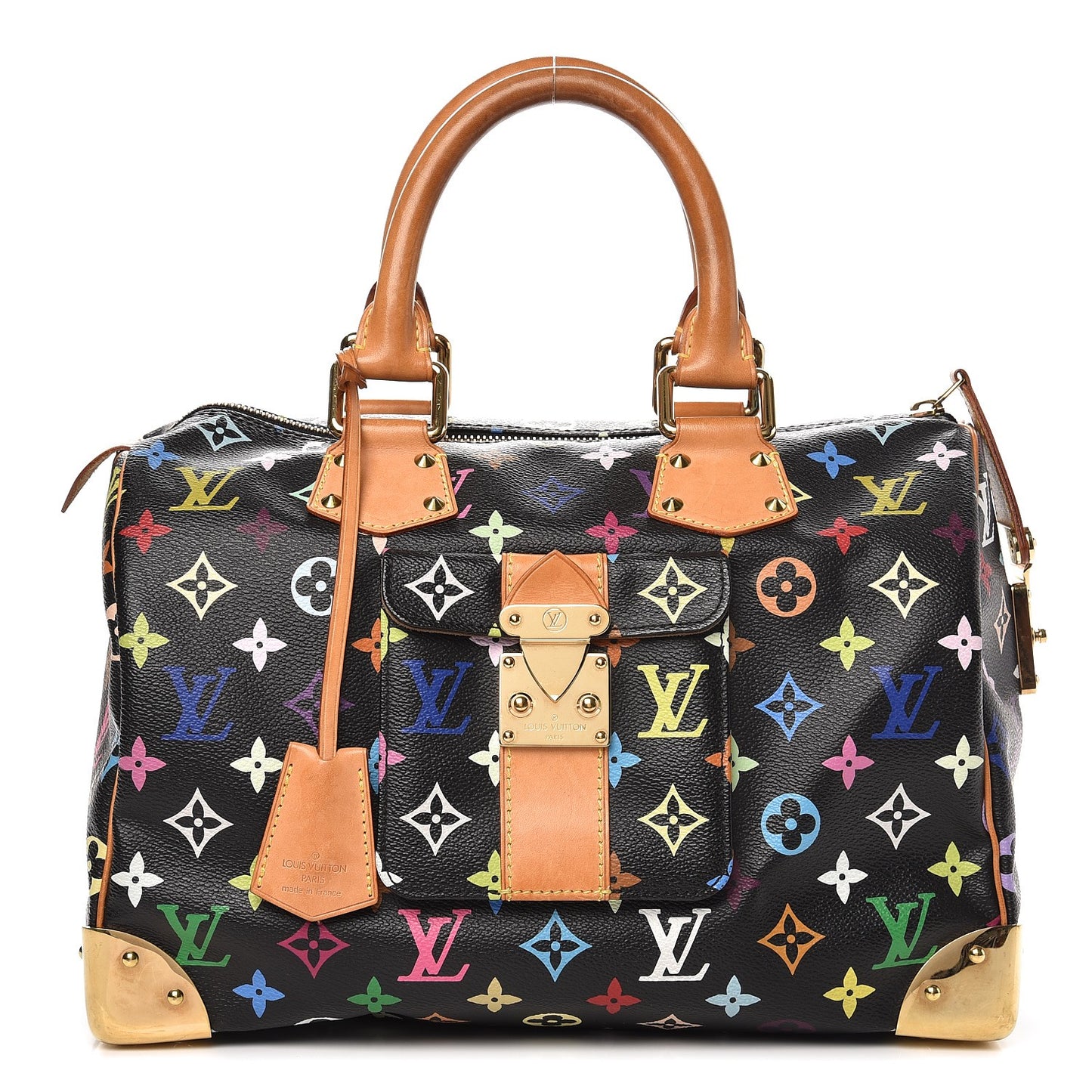 Monogram Multicolor Speedy 30 Black