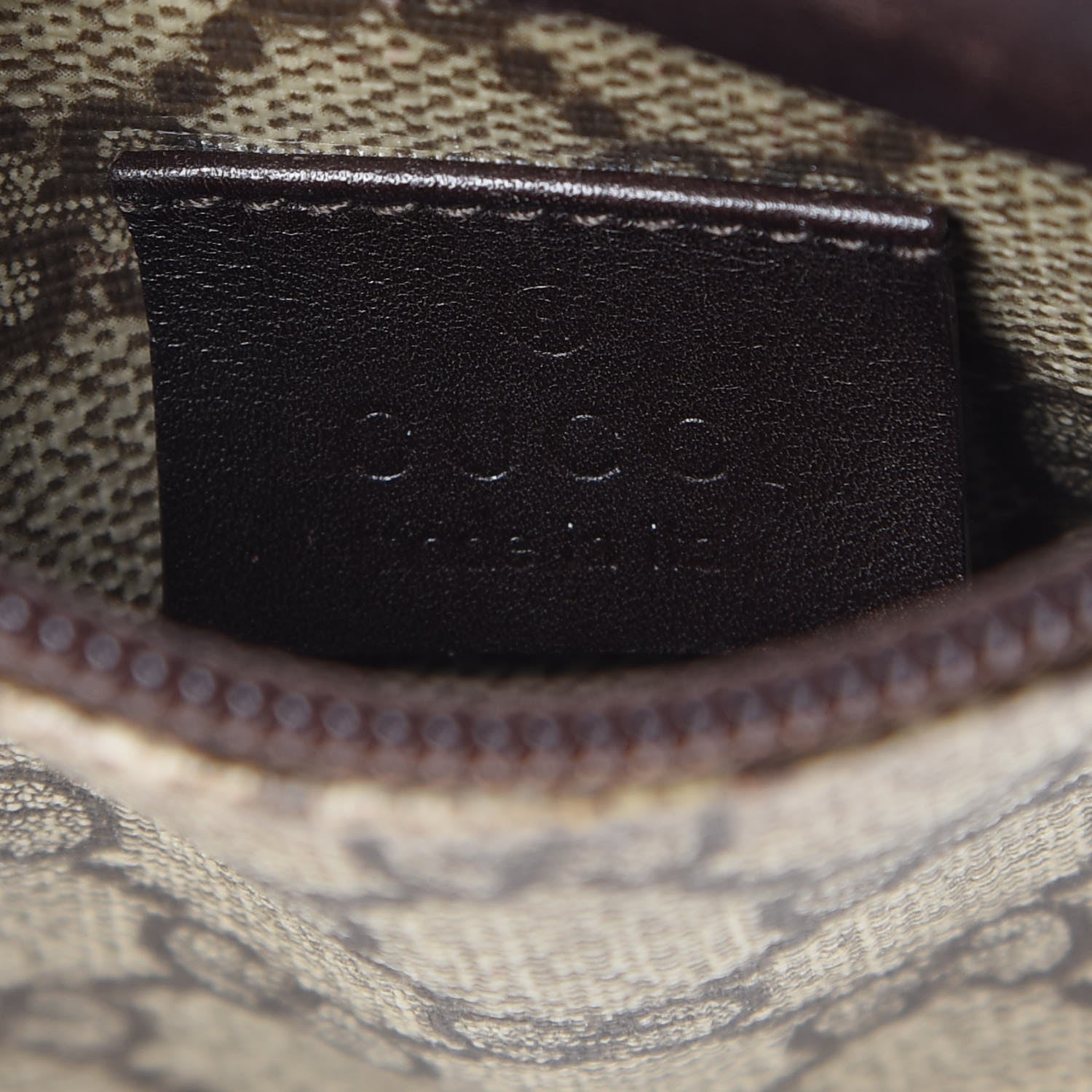 Gucci GG Monogram Double Pocket Belt Bag Dark Brown 6 of 7