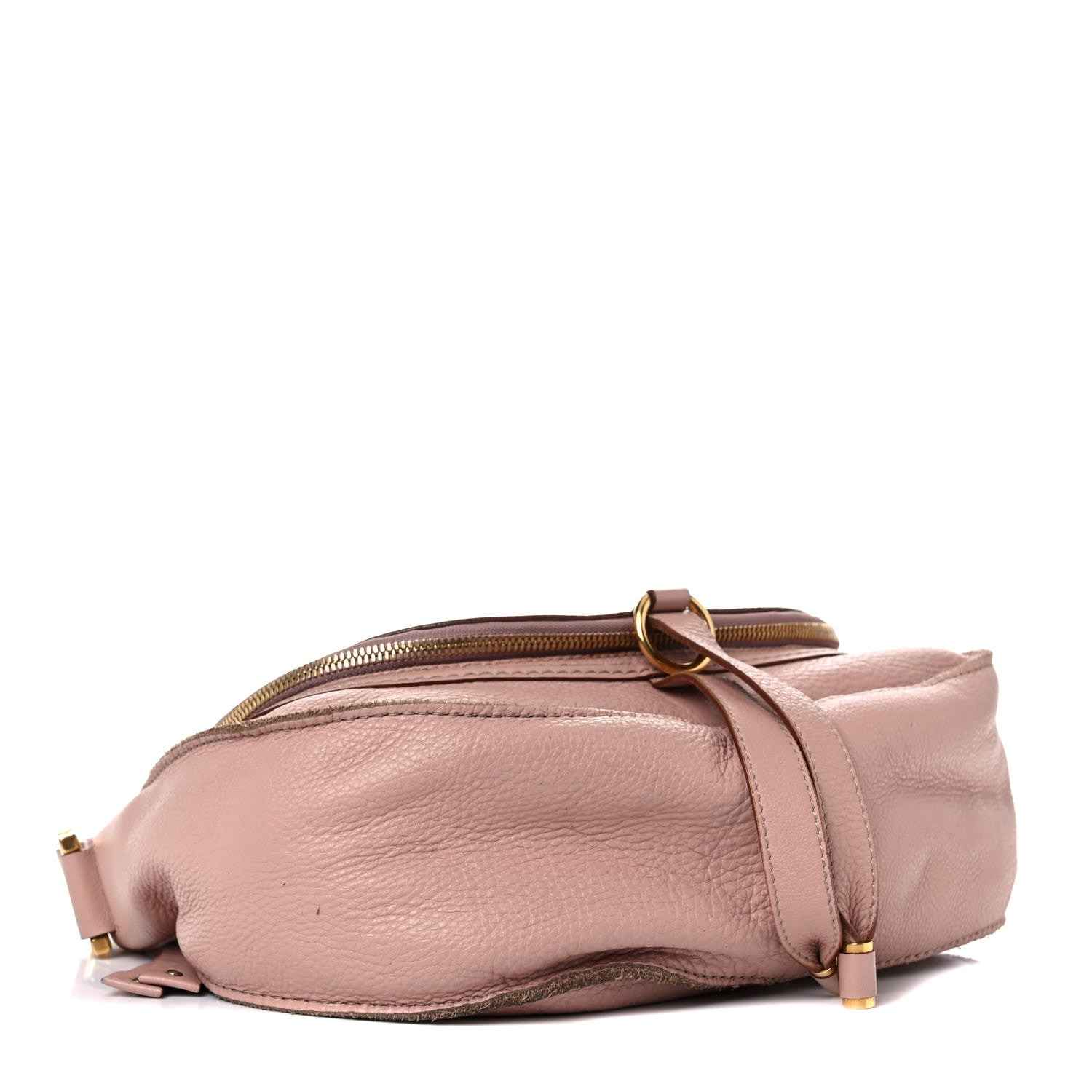 Chloe Calfskin Medium Marcie Round Zip Crossbody Blush Nude 3 of 24