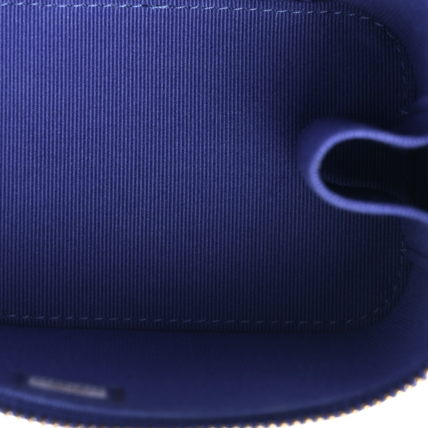 Chanel Lambskin Quilted Top Handle Mini Vanity Case With Chain Blue 5 of 11