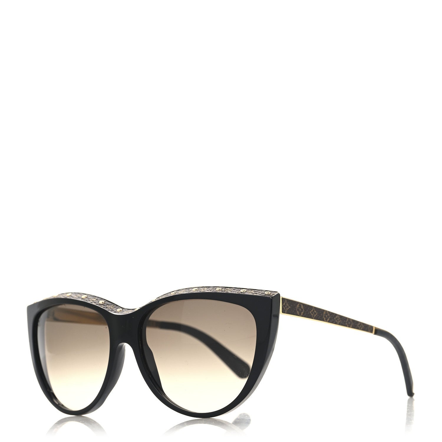 Louis Vuitton Acetate Monogram La Boum Sunglasses Z1147W Black 1 of 7