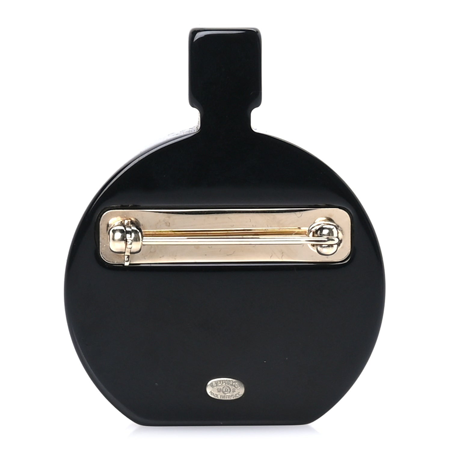 Chanel Resin Glitter Coco  Brooch  Black Multicolor 3 of 4