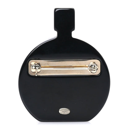 Chanel Resin Glitter Coco  Brooch  Black Multicolor 3 of 4