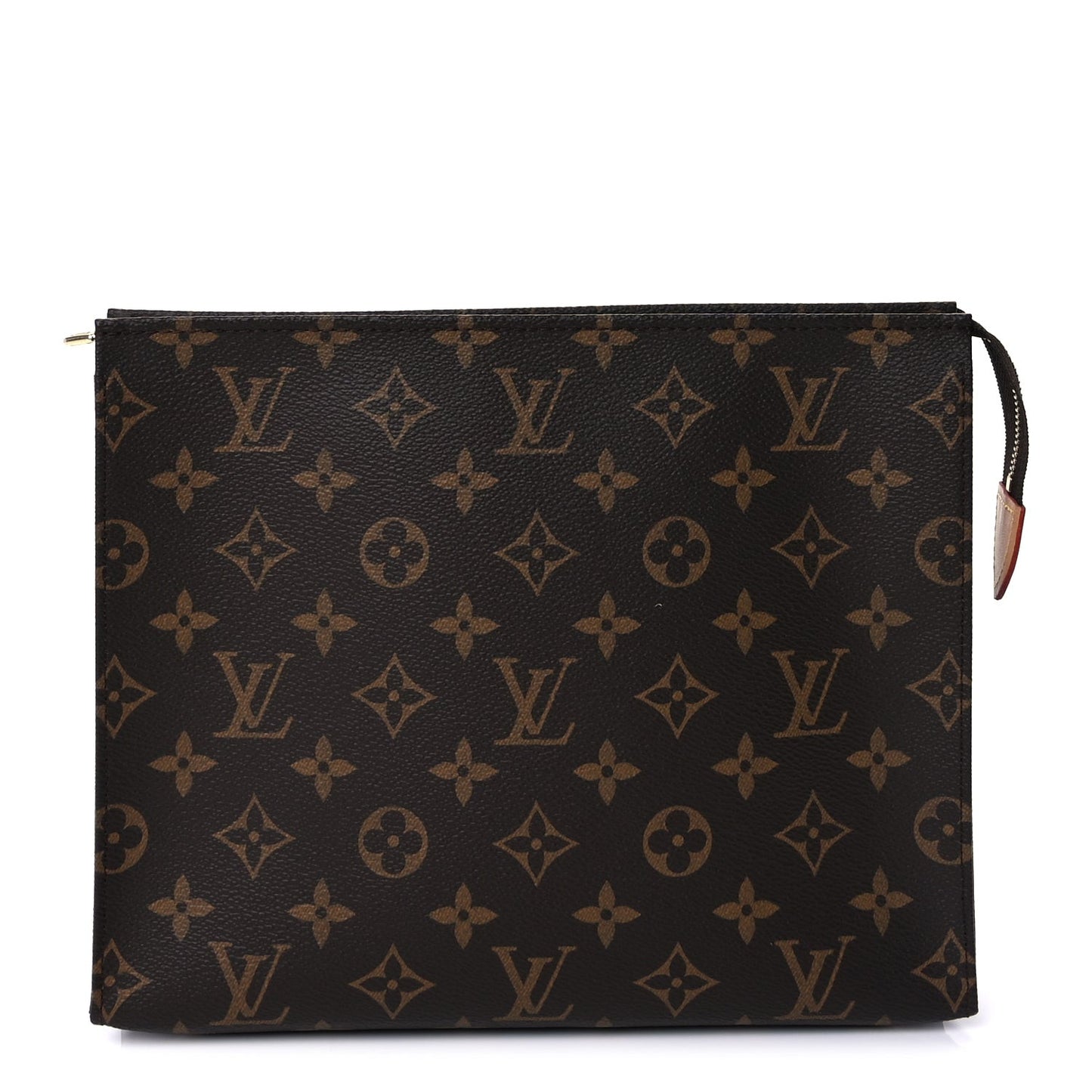 Monogram Toiletry Pouch 26 Brown