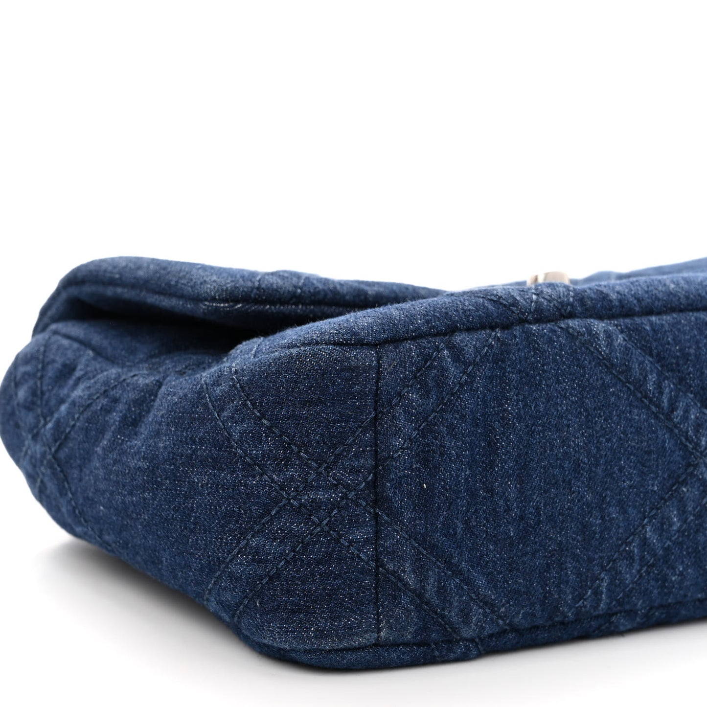 Denim Quilted Medium Chanel 19 Flap Blue