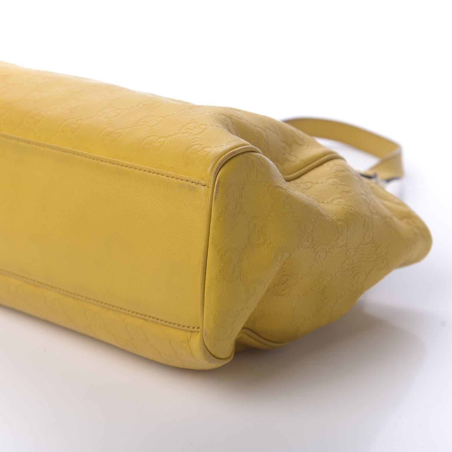 Gucci Guccissima Charmy Shoulder Bag Yellow 7 of 10