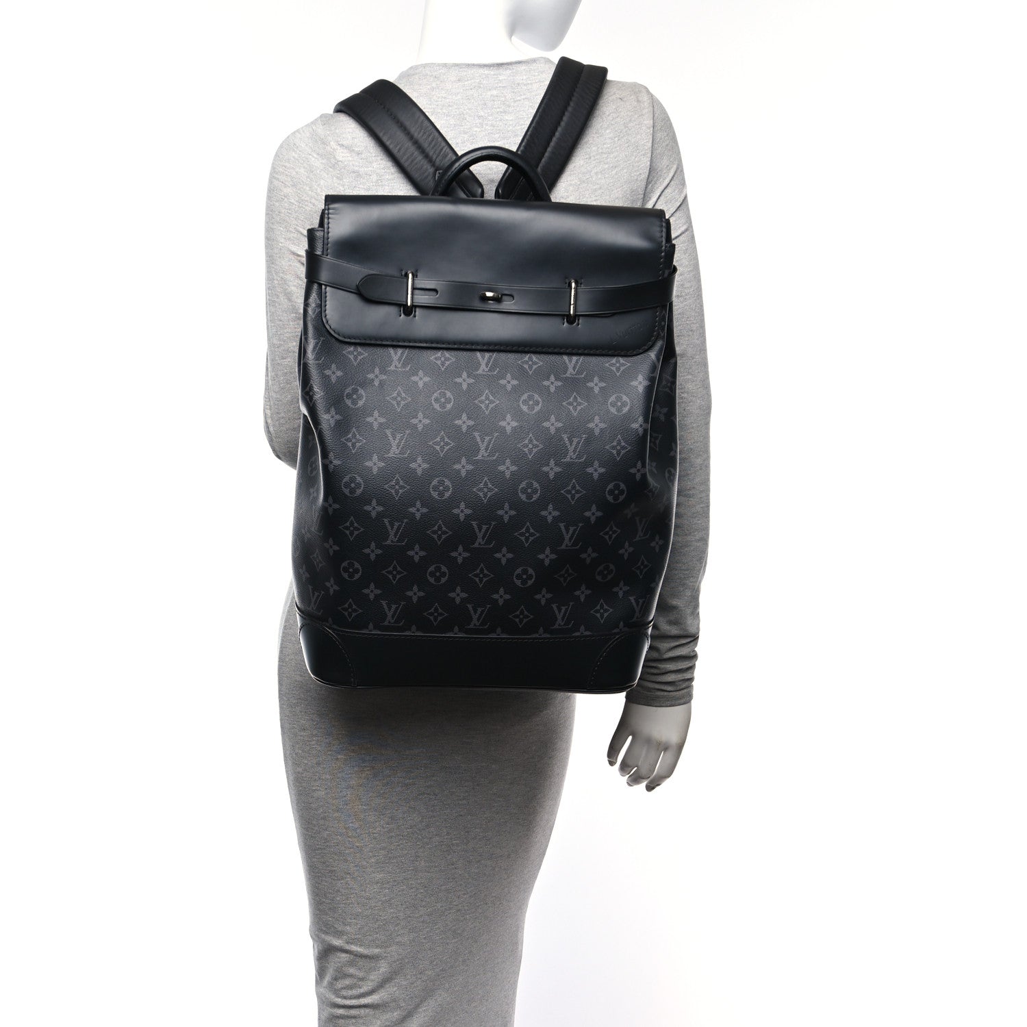 Louis Vuitton Monogram Eclipse Steamer Backpack 2 of 11