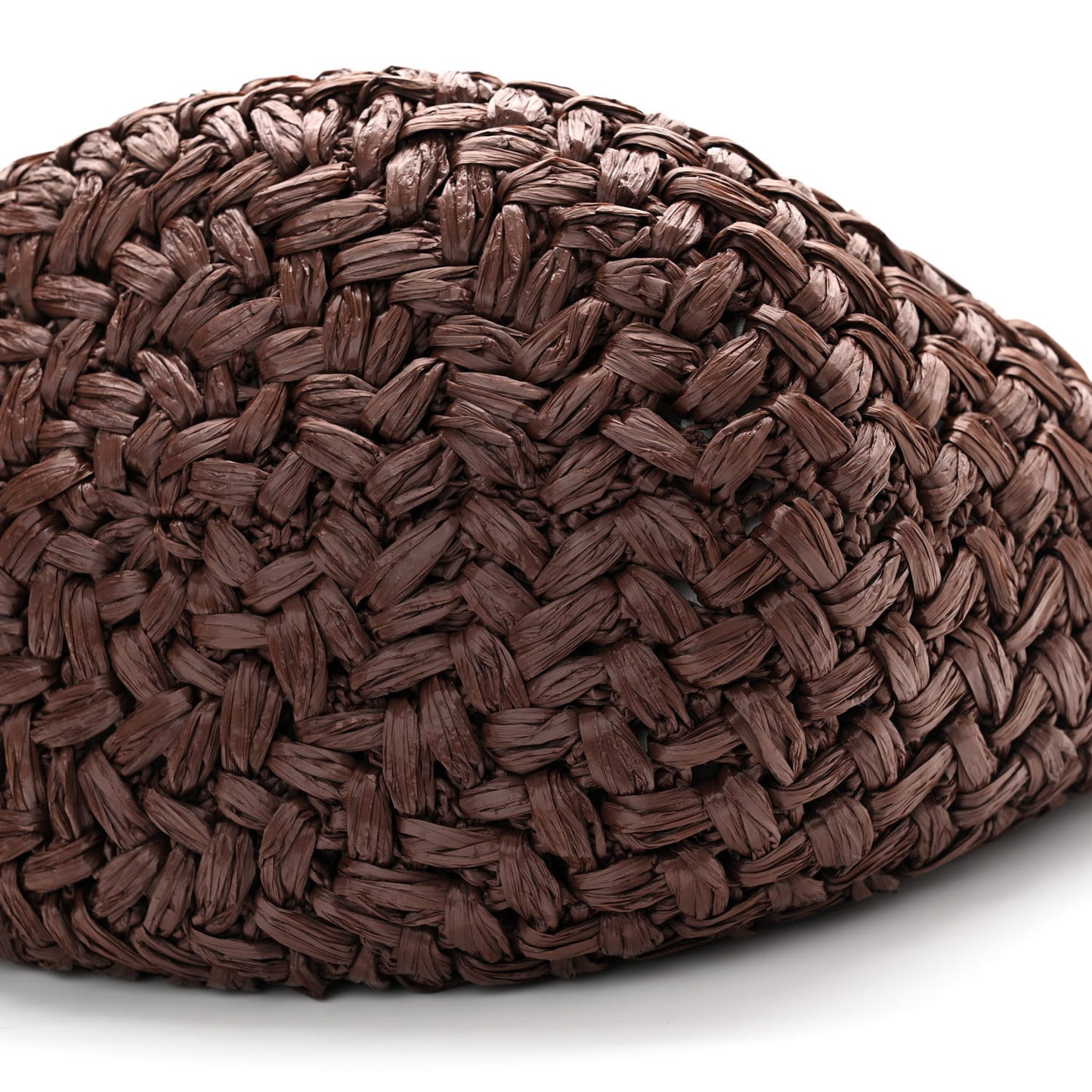 Raffia Estelle Tote Bag Brown