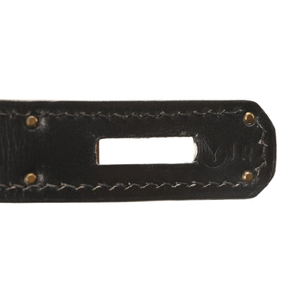 Hermes Box Kelly Retourne 28 Black 7 of 7