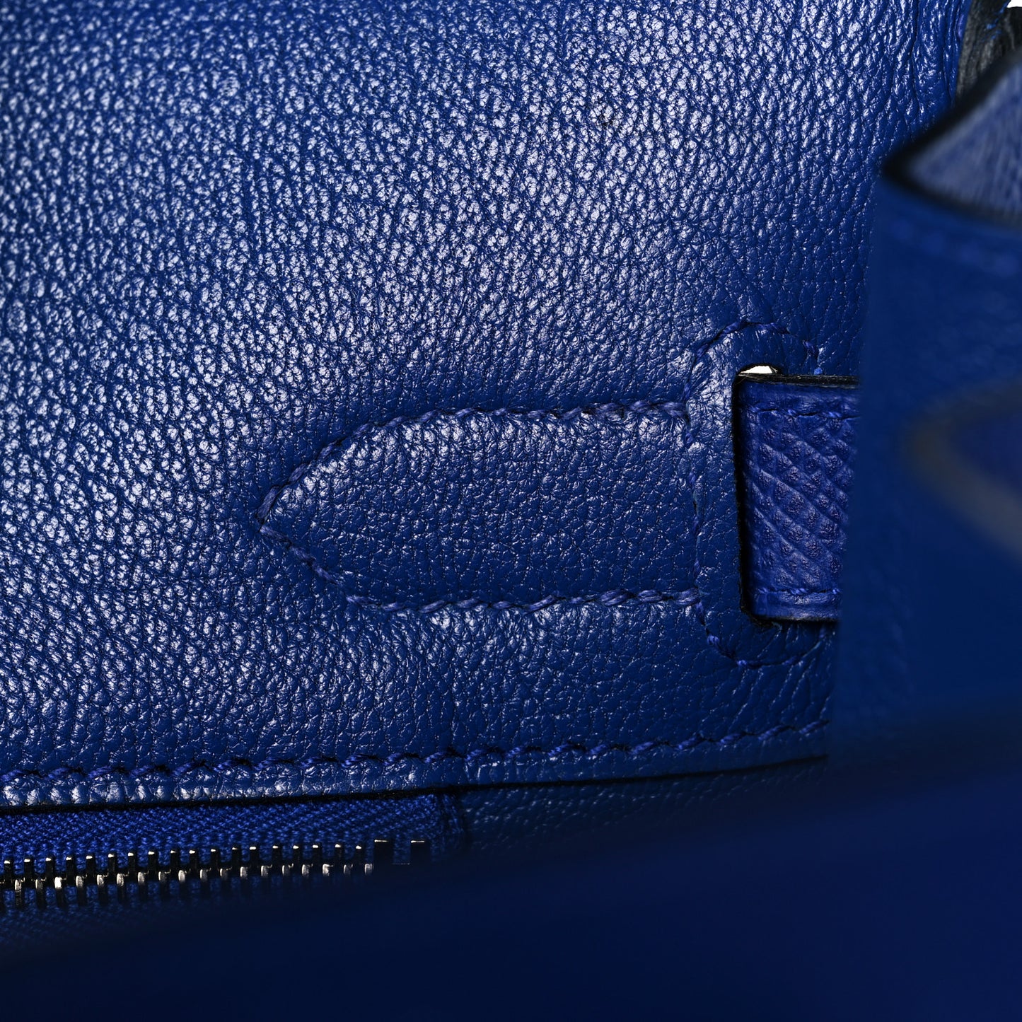 Epsom Birkin 30 Bleu Electrique
