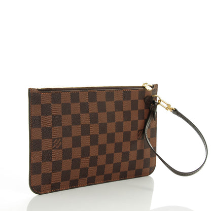 Louis Vuitton Damier Ebene Neverfull MM GM Pochette 3 of 8