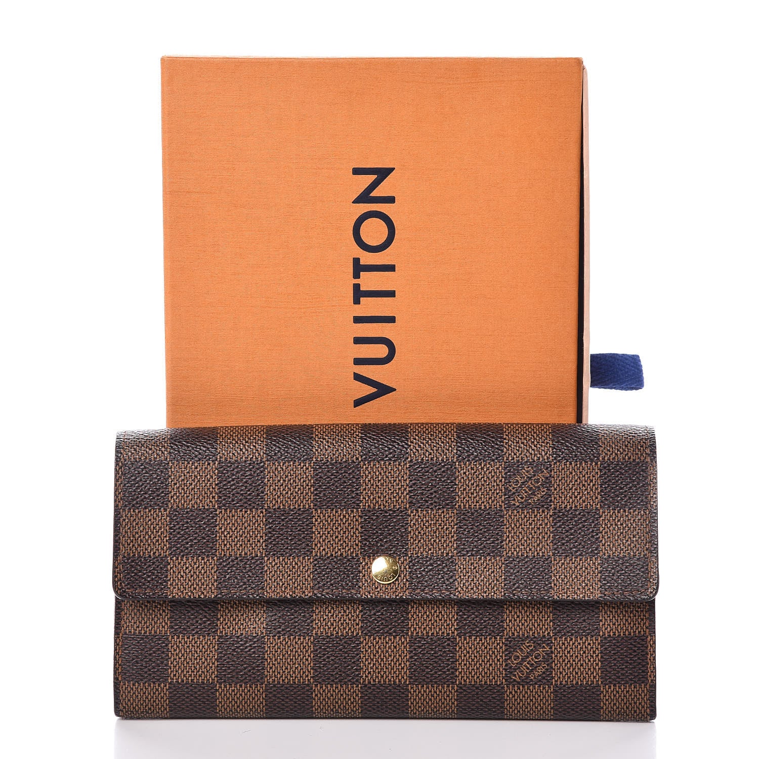 Louis Vuitton Damier Ebene Sarah Wallet 13 of 13
