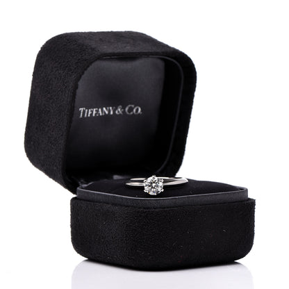 Tiffany Platinum Diamond .70ct Solitaire Engagement Ring 51 5.75 7 of 7