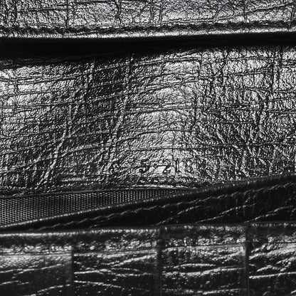 Gucci Monogram Hasler Continental Wallet Black 8 of 9