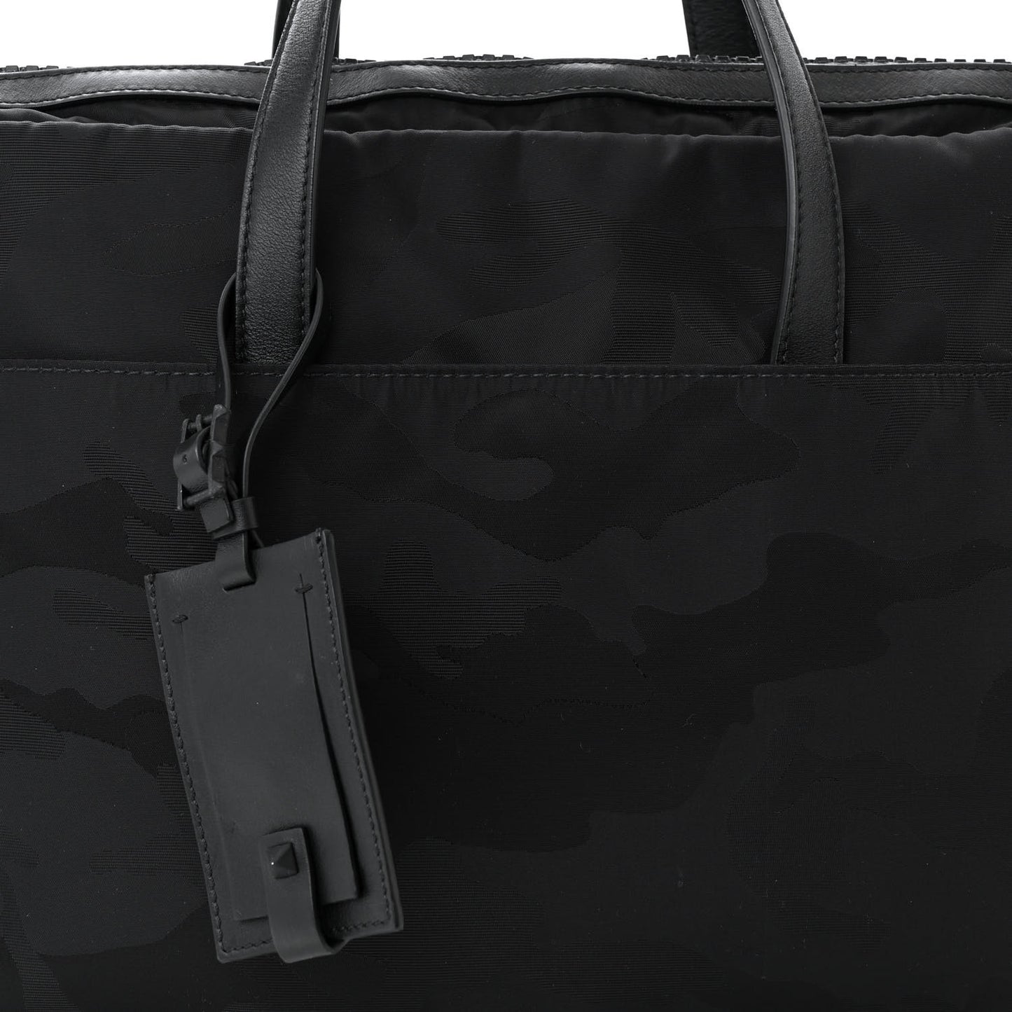 Nylon Camouflage Travel Briefcase Black