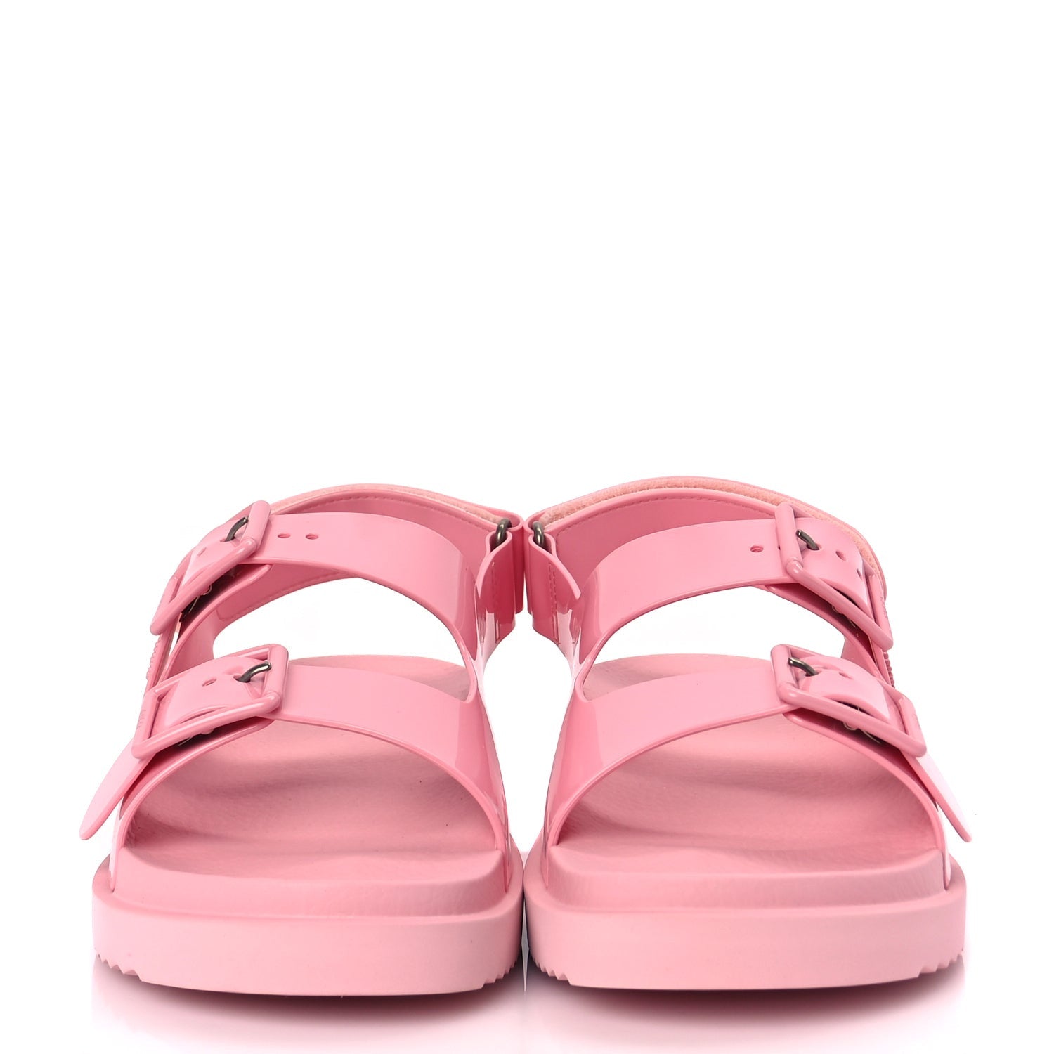 Gucci GUCCI Rubber Mini Double G Womens Isla Dad Sandals 40 Wild Rose 2 of 9
