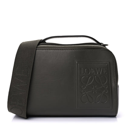 Loewe Satin Calfskin Mini Camera Bag Olive Green 1 of 8