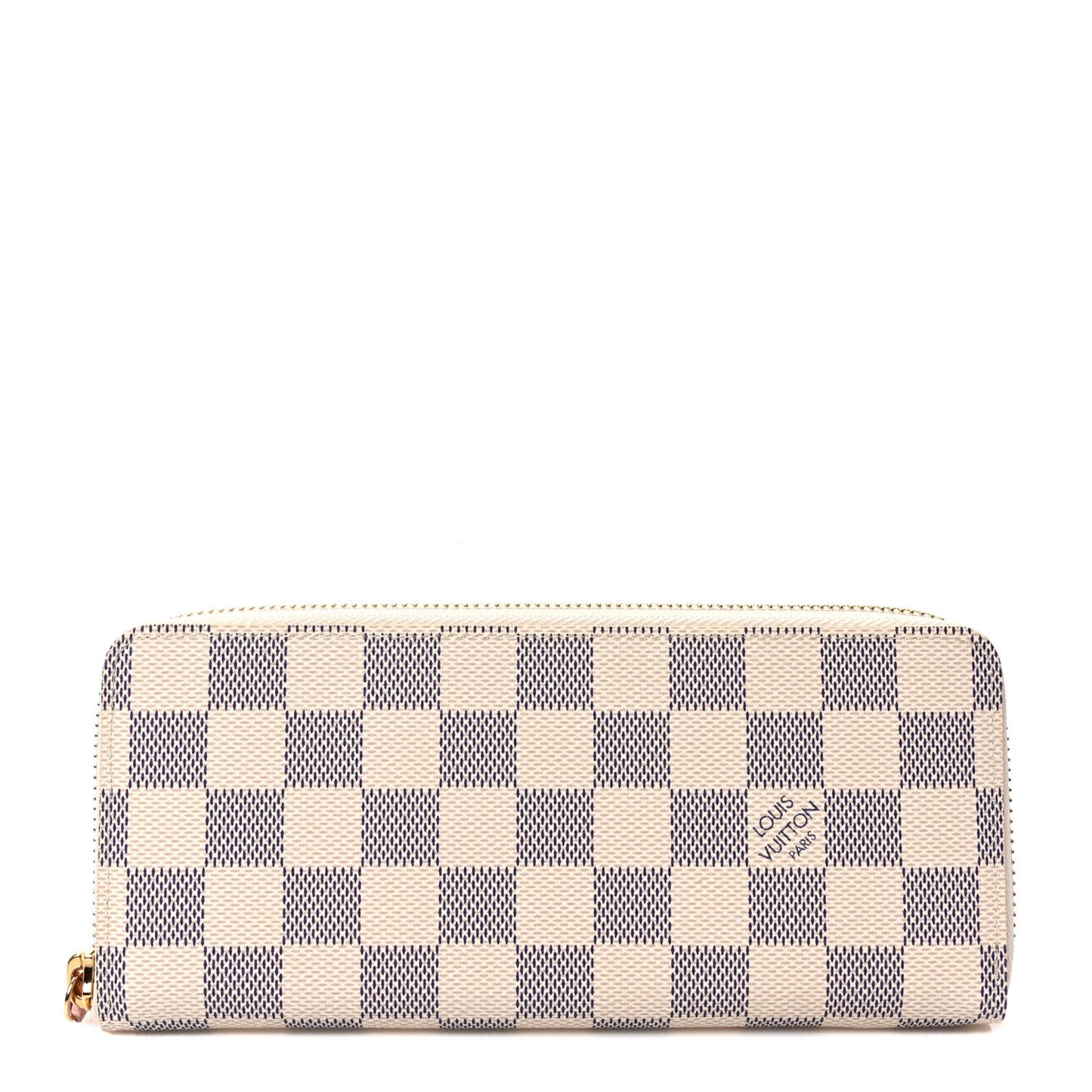Damier Azur Clemence Wallet Rose Ballerine