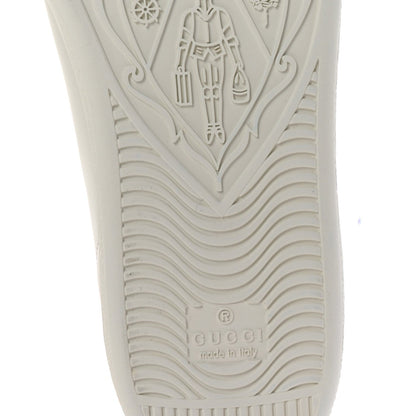 Gucci Calfskin InterLocking G Perforated Womens Ace Sneakers 38.5 White Grey Sky 7 of 7
